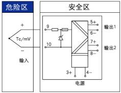 隔離安全(quán)栅接線圖