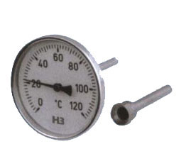 熱套式(shì)雙金屬溫度(du)計