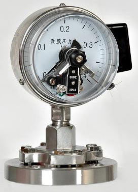 電接點隔膜(mo)壓力表