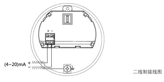 水滴天線雷(léi)達物位計二(èr)線制接線圖(tu)