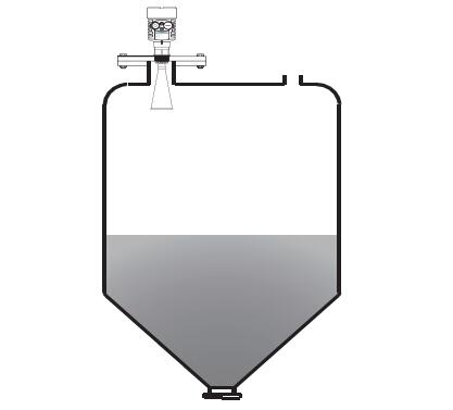 萬向喇叭(ba)雷達物位計(jì)安裝圖