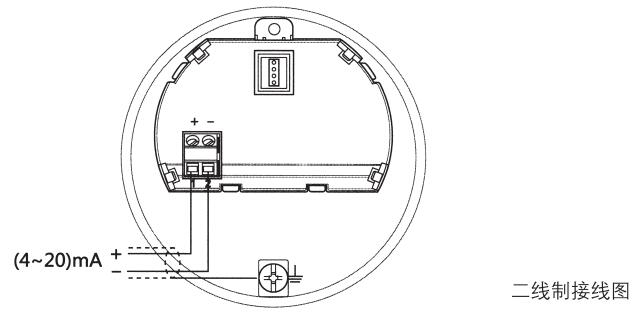 高溫喇叭(ba)天線雷達物位(wèi)計二線制接線(xian)圖