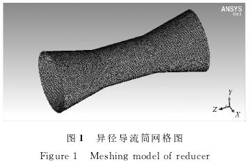 電磁流(liú)量計異徑導(dǎo)流筒網格圖(tú)