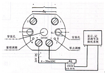 熱電(dian)偶一體(tǐ)化溫度(dù)變送器(qi)接線圖(tu)