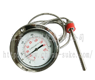 全不鏽(xiù)鋼液體(ti)壓力式(shì)溫度計(ji)