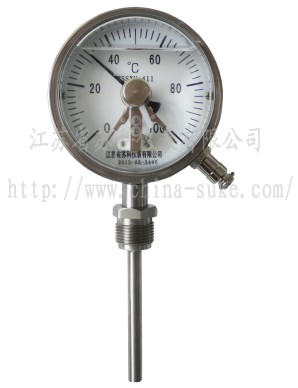 耐震(zhen)電接點雙金屬(shǔ)溫度計