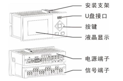迷你型無紙(zhǐ)記錄儀結構圖(tú)